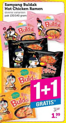 Dagwinkel Samyang Buldak Hot Chicken Ramen aanbieding
