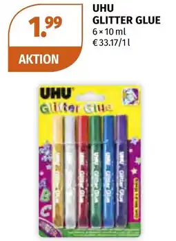 Müller DE UHU Glitter glue aanbieding