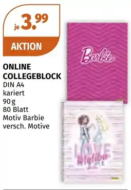 Müller DE Online collegeblock aanbieding