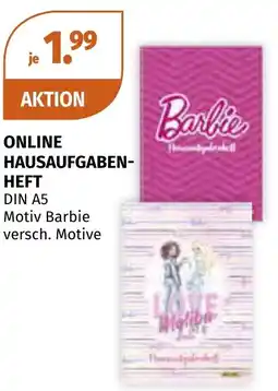 Müller DE Online hausaufgaben heft aanbieding
