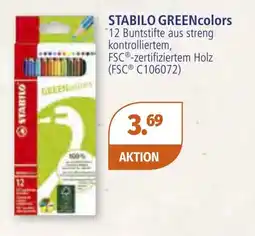 Müller DE STABILO GREENcolors 12 Buntstifte aanbieding
