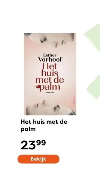 The Read Shop Het huis met de palm aanbieding