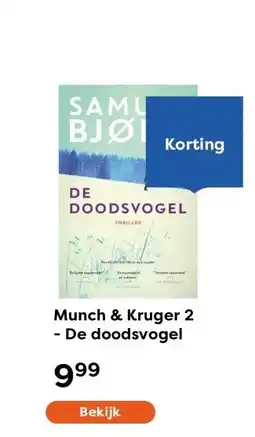 The Read Shop Munch & Kruger 2 - De doodsvogel aanbieding