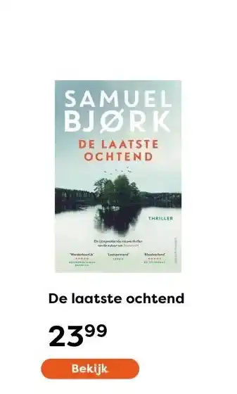 The Read Shop De laatste ochtend aanbieding