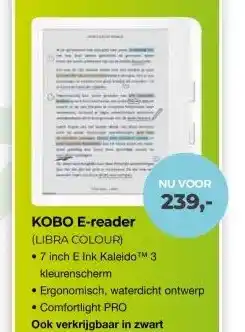 EP Beerepoot KOBO E-reader (LIBRA COLOUR) aanbieding