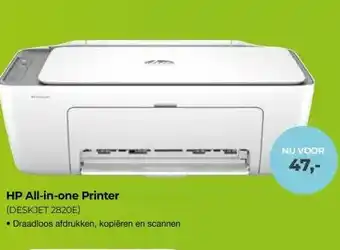 EP Beerepoot HP All-in-one Printer (DESKJET 2820E) aanbieding