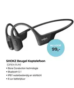 EP Beerepoot SHOKZ Beugel Koptelefoon (OPEN RUN) aanbieding