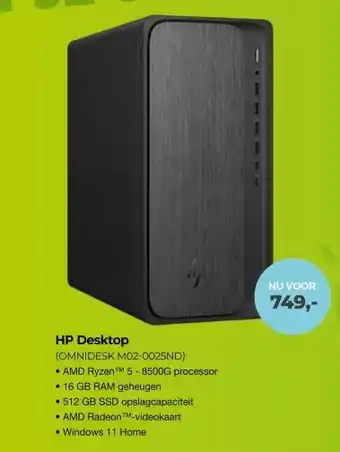 EP Beerepoot HP Desktop (OMNIDESK M02-0025ND) aanbieding