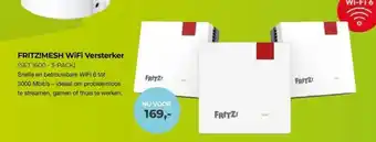 EP Beerepoot FRITZ!MESH WiFi Versterker (SET 1600-3-PACK) aanbieding