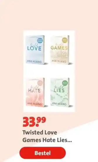 Bruna Twisted Love Games Hate Lies set aanbieding