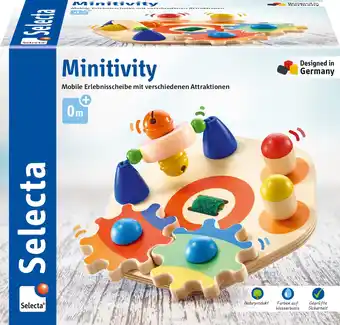 Amazon Selecta 62036 Minitivity, Motoriekspeelgoed van Hout, 14 cm aanbieding