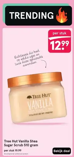 Etos Tree Hut Whipped Body Butter Vanilla 240 gram aanbieding