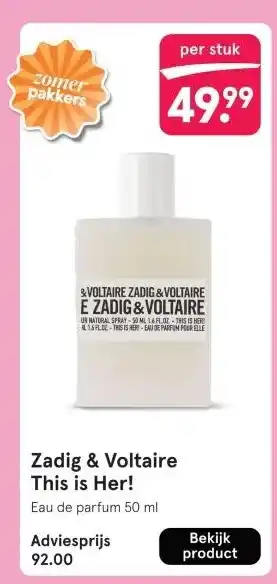 Etos Sabrina Carpenter Me Espresso Eau de parfum 30 ml aanbieding