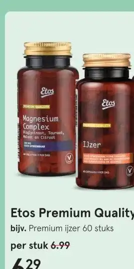 Etos Vivsupport Pre Menstrual Support 60 stuks aanbieding