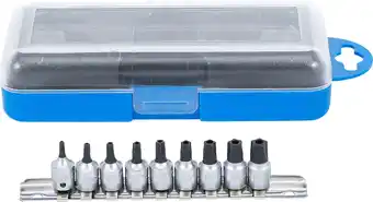 Amazon BGS 2355 | Dopsleutelbitset | 6,3 mm (1/4) | TS-profiel (voor Torx-plus) met boring | 9-dlg aanbieding