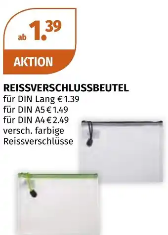 Müller DE Reissverschlussbeutel aanbieding
