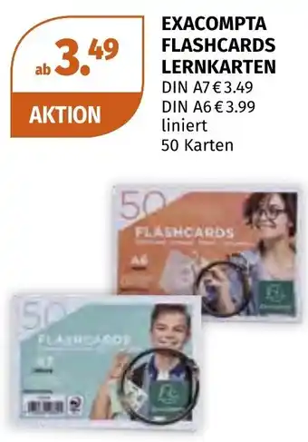 Müller DE Exacompta flashcards lernkarten aanbieding