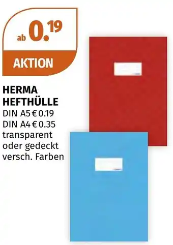 Müller DE Herma hefthülle aanbieding