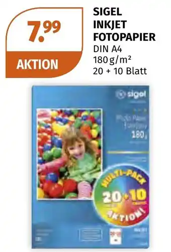Müller DE Sigel inkjet fotopapier aanbieding