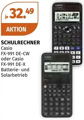 Müller DE Schulrechner casio FX-991 DE-CW aanbieding