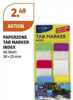 Müller DE Paperzone tab marker index aanbieding