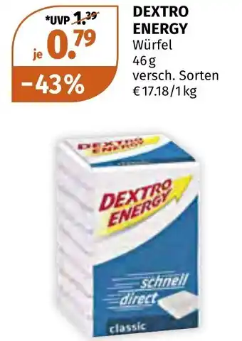 Müller DE Dextro energy aanbieding