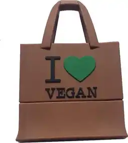 Bol.com Ulticool USB stick Vegan Tas - 16 GB - I Love You - Bruin aanbieding