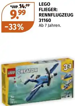 Müller DE LEGO FLIEGER: RENNFLUGZEUG aanbieding