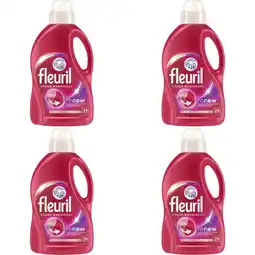 Albert Heijn Fleuril Renew color & fiber vloeibaar 4-pack aanbieding