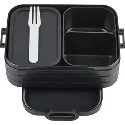 Albert Heijn Mepal Bento box take a break midi nordic black aanbieding