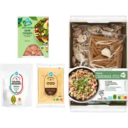 Albert Heijn AH Vega Gesneden Pasta Carbonara Verspakket aanbieding