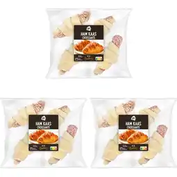 Albert Heijn AH Ham kaas croissants 3-pack aanbieding