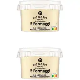 Albert Heijn AH Pastasaus 5 kazen 2-pack aanbieding