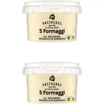 Albert Heijn AH Pastasaus 5 kazen 2-pack aanbieding