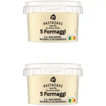 Albert Heijn AH Pastasaus 5 kazen 2-pack aanbieding
