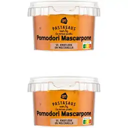 Albert Heijn AH Pastasaus tomaat mascarpone 2-pack aanbieding