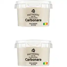 Albert Heijn AH Pastasaus carbonara 2-pack aanbieding