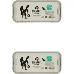 Albert Heijn AH Verse scharreleieren S M 2-pack aanbieding