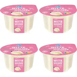 Albert Heijn AH Witte chocolade mousse 4-pack aanbieding