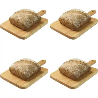 Albert Heijn AH Liefde & Passie Meergranen ongesneden 4-pack aanbieding