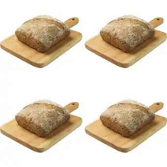 Albert Heijn AH Liefde & Passie Meergranen ongesneden 4-pack aanbieding