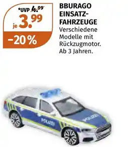 Müller DE Bburago einsatz fahrzeuge aanbieding