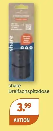 Müller DE share Dreifachspitzdose aanbieding
