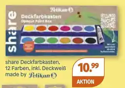 Müller DE Share Deckfarbkasten 12 Farben, inkl. Deckweiß aanbieding