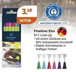 Müller DE Fineliner Etui 5+1 Line-Up aanbieding