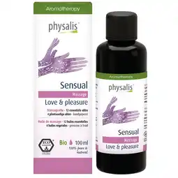 Holland & Barrett Physalis Massageolie Sensual - 100ml aanbieding