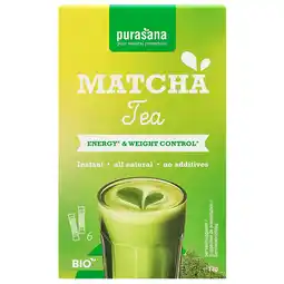 Holland & Barrett Purasana Matcha Tea - 6 sticks aanbieding