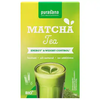 Holland & Barrett Purasana Matcha Tea - 6 sticks aanbieding
