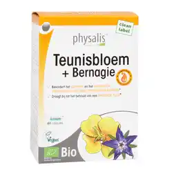 Holland & Barrett Physalis Teunisbloem + Bernagie Bio (60 Capsules) aanbieding