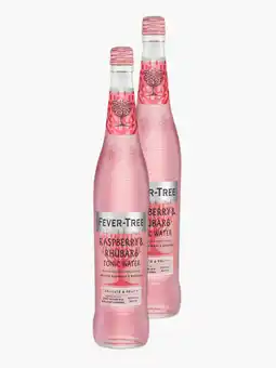 Flink Fever-Tree Raspberry & Rhubarb Tonic 50cl 2x aanbieding